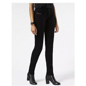 Diesel women’s black Livier skinny stretch denim